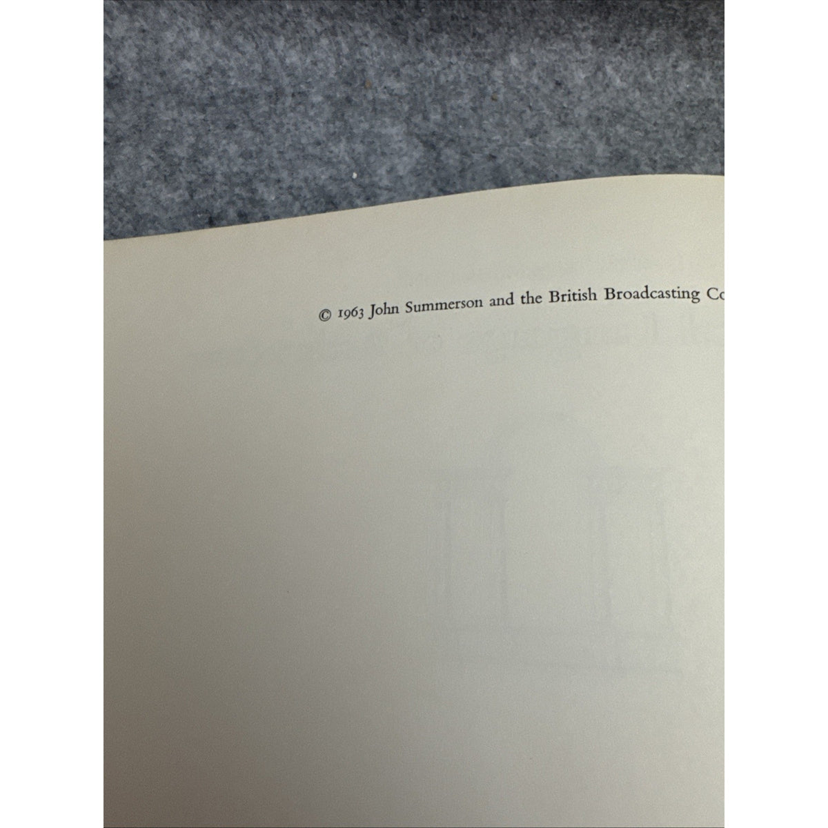 The Classical Language of Architecture by John Summerson - 1963 Softcover Book