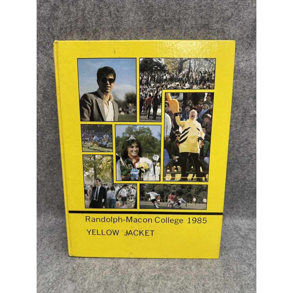 1985 Yellow Jacket Randolph-Macon College Ashland VA Yearbook HC