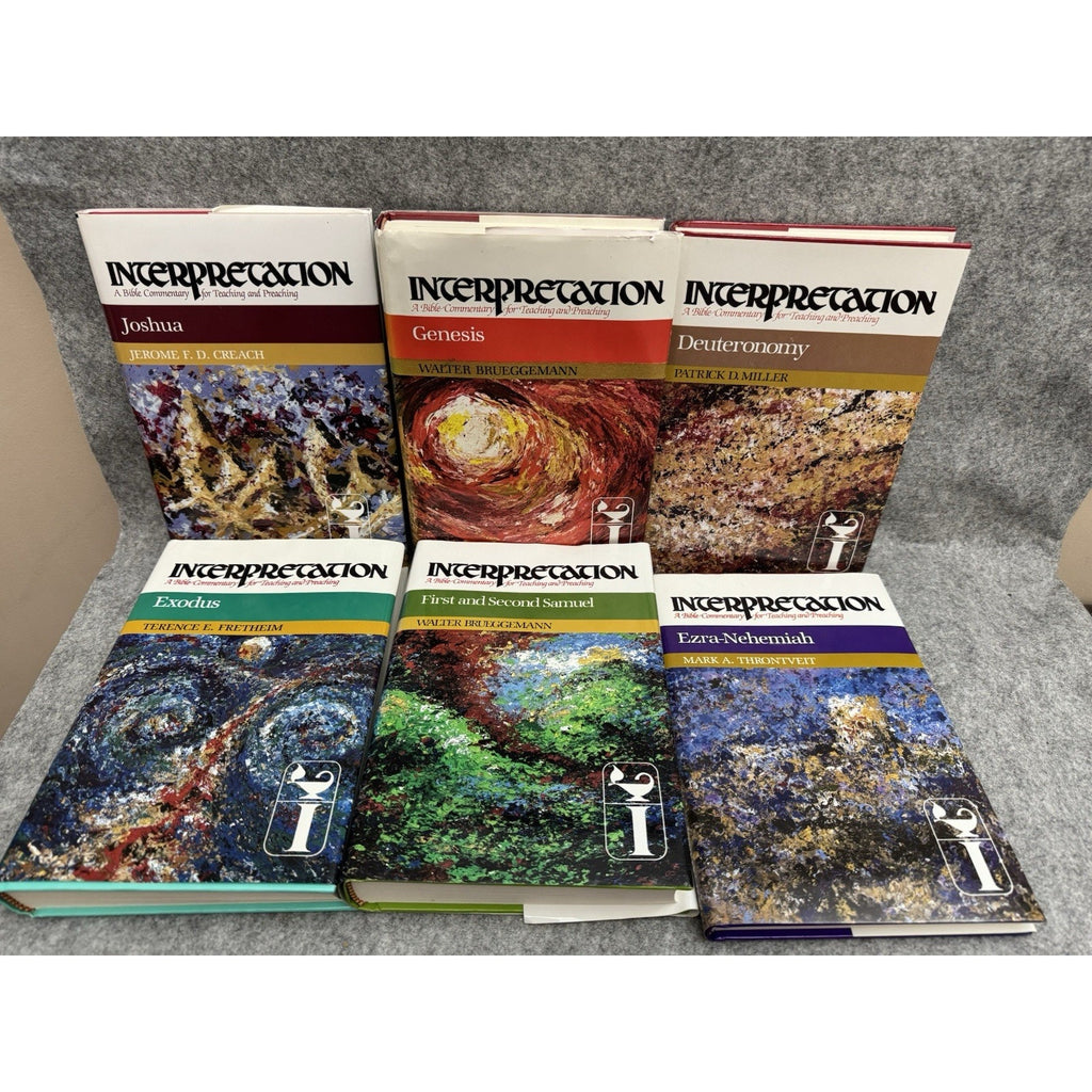 Interpretation Bible Commentary Lot 11 HC DJ Brueggemann Genesis Acts Knox