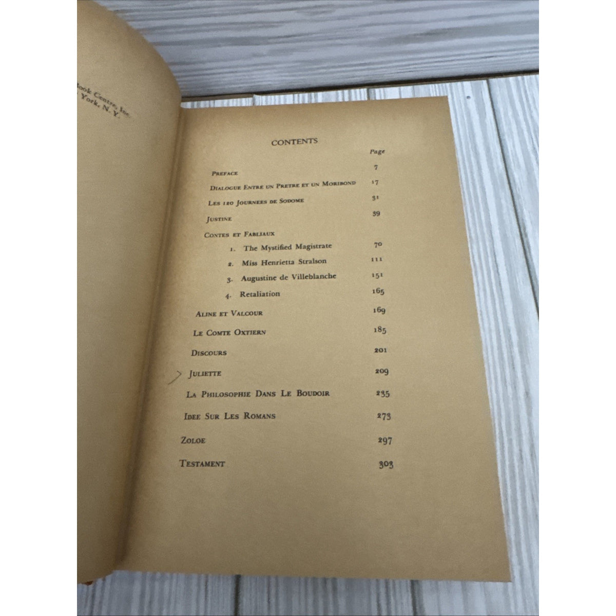 De Sade: Selected Writings translated/Selected Leonard de Saint-Yves HC/DJ 1954