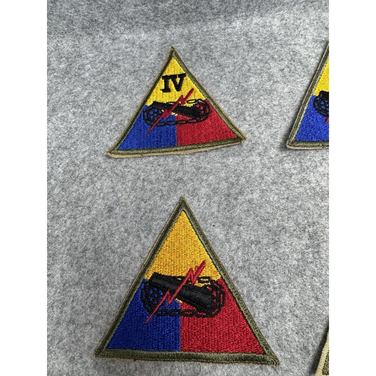 Vintage US Army Armored Patch Lot of 8 Military Insignia IV 7 CAV 9 10 11 12 13￼