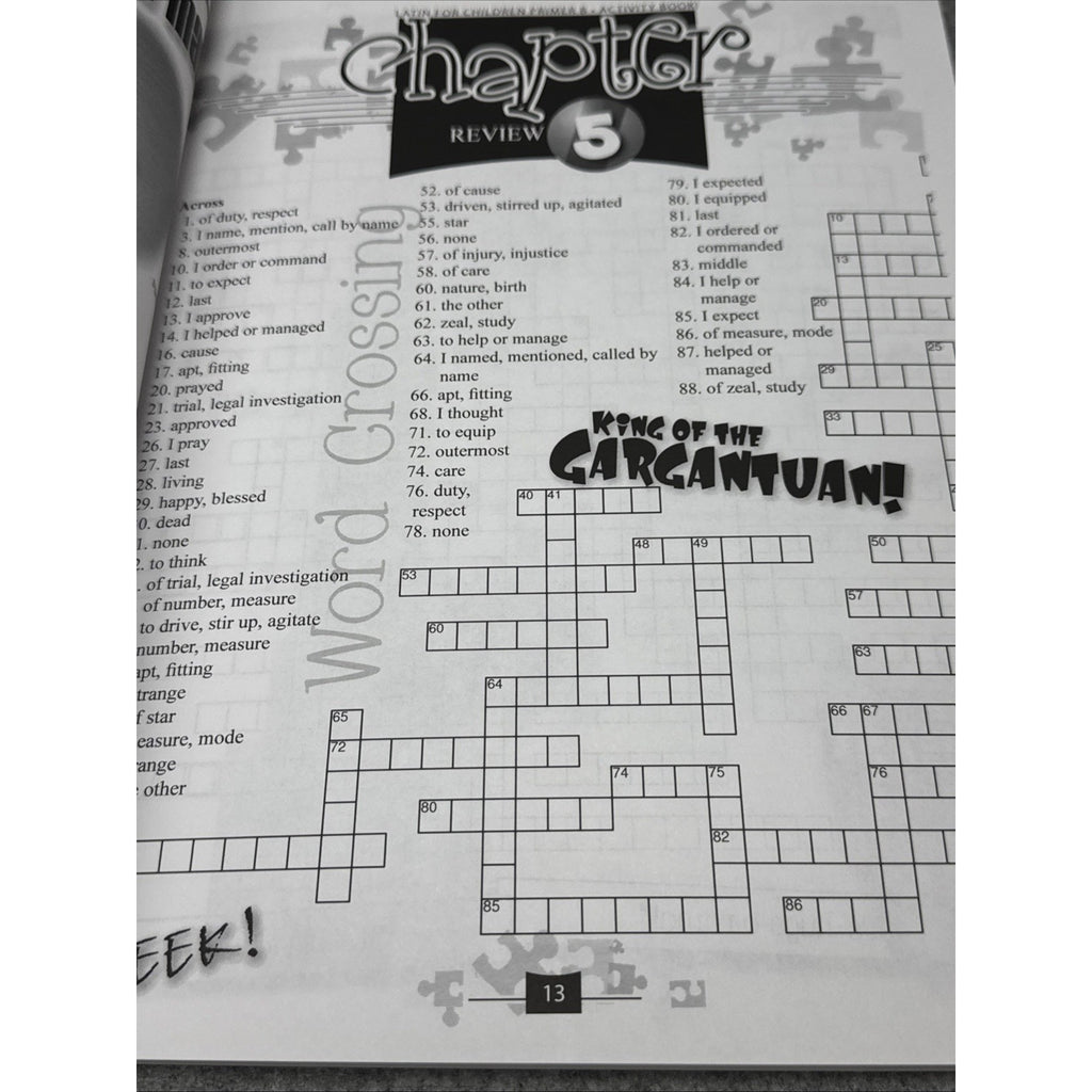 Latin for Children, Primer B Activity Book! by Robert Baddorf and Christopher...