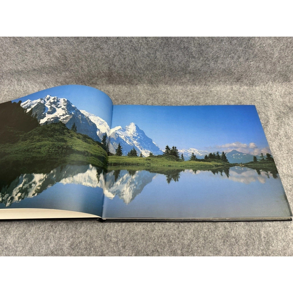 The Most Beautiful Panoramas of Switzerland 1982 HC Photo Book Gift Inscribed