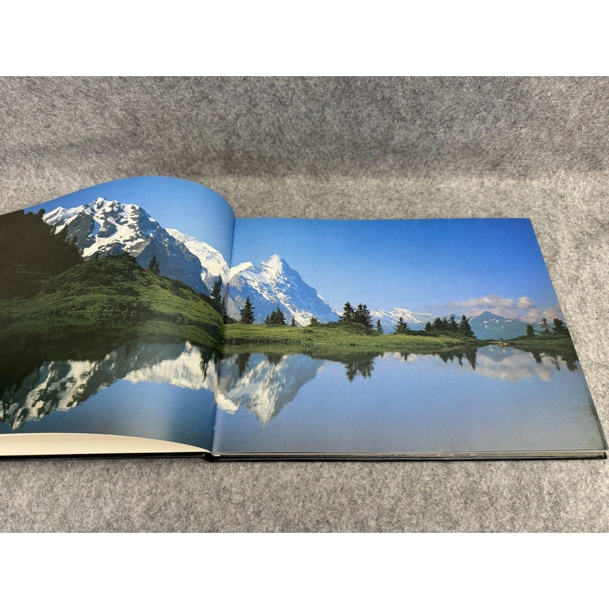 The Most Beautiful Panoramas of Switzerland 1982 HC Photo Book Gift Inscribed
