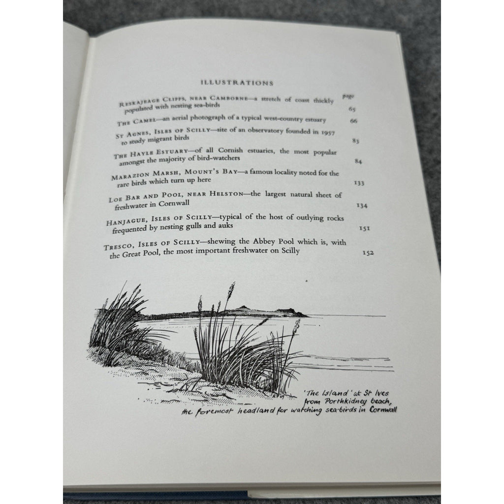 Birds Cornish Coast Isles of Scilly Penhallurick 1969 1st Edition HC DJ