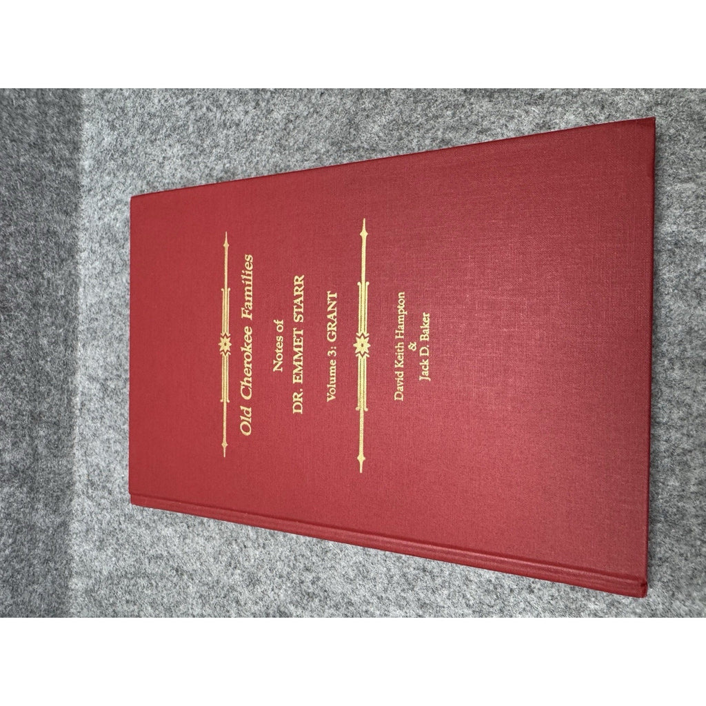 1987-88 Rare Old Cherokee Families Emmet Starr 3 Vol Genealogy Set