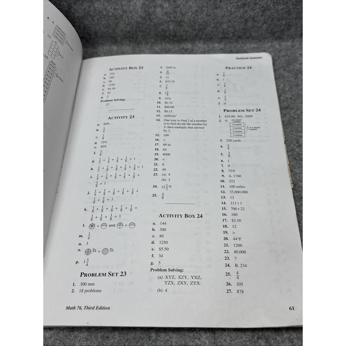 Math 76 Home Study by Stephen Hake and John Saxon (2001, Trade Paperback)