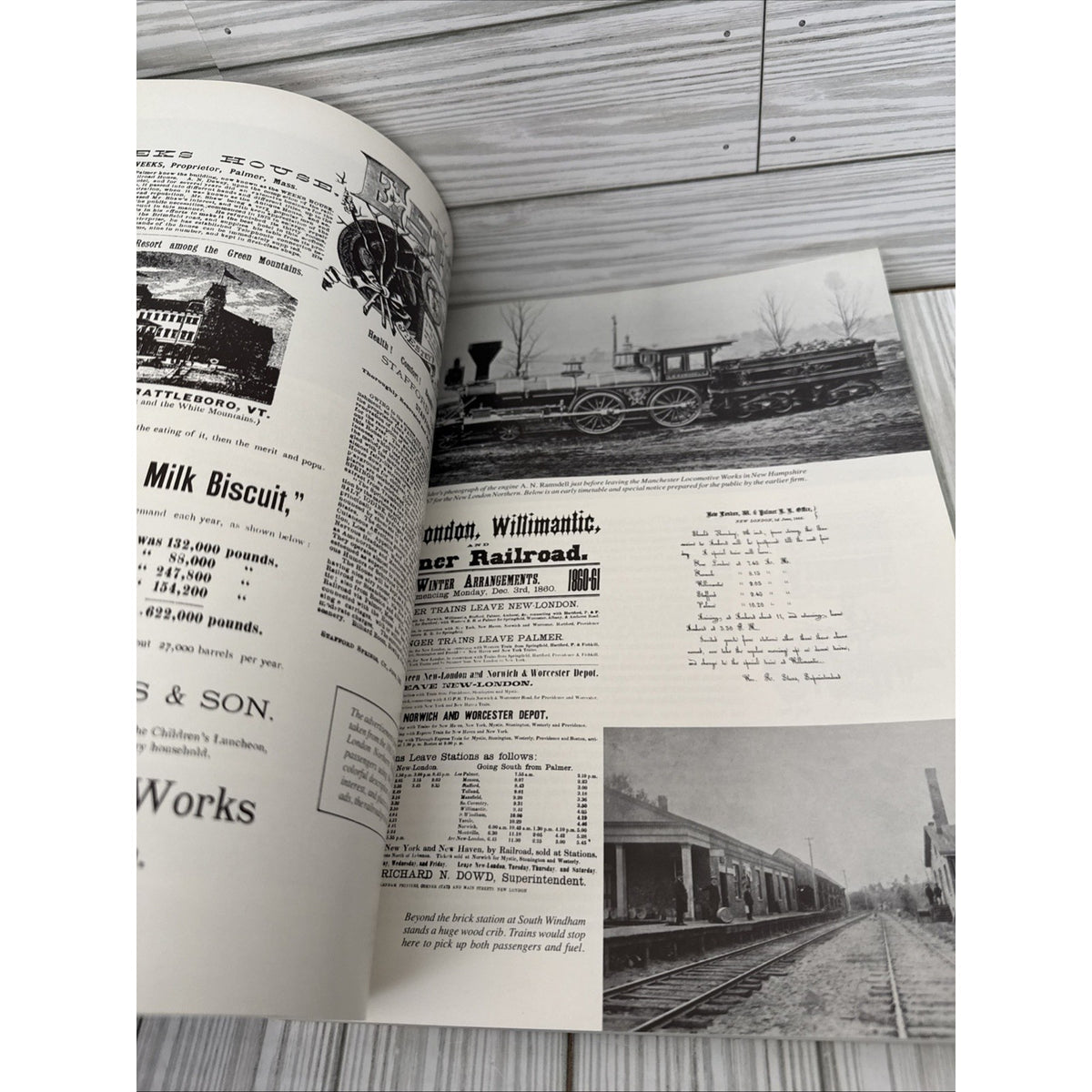 1986 Connecticut Railroads Illustrated History Trains Softcover