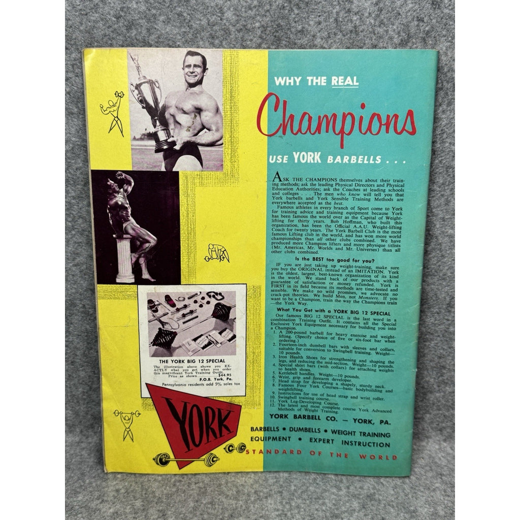 Muscular Development December 1966 Will Whitaker Bodybuilding Magazine