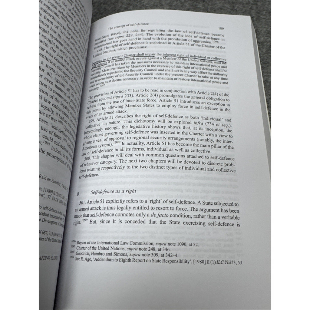 War, Aggression and Self-Defence by Yoram Dinstein (2011, Trade Paperback)