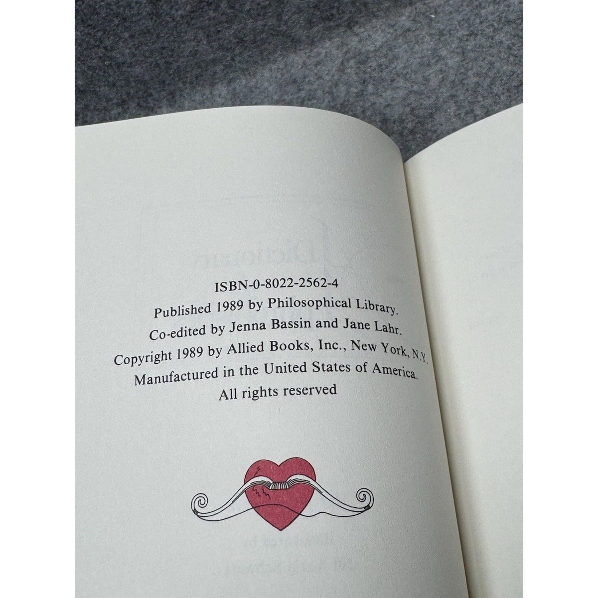 Dictionary of Aphrodisiacs Harry Wedeck Illustrated Folklore Herbs Hardcover