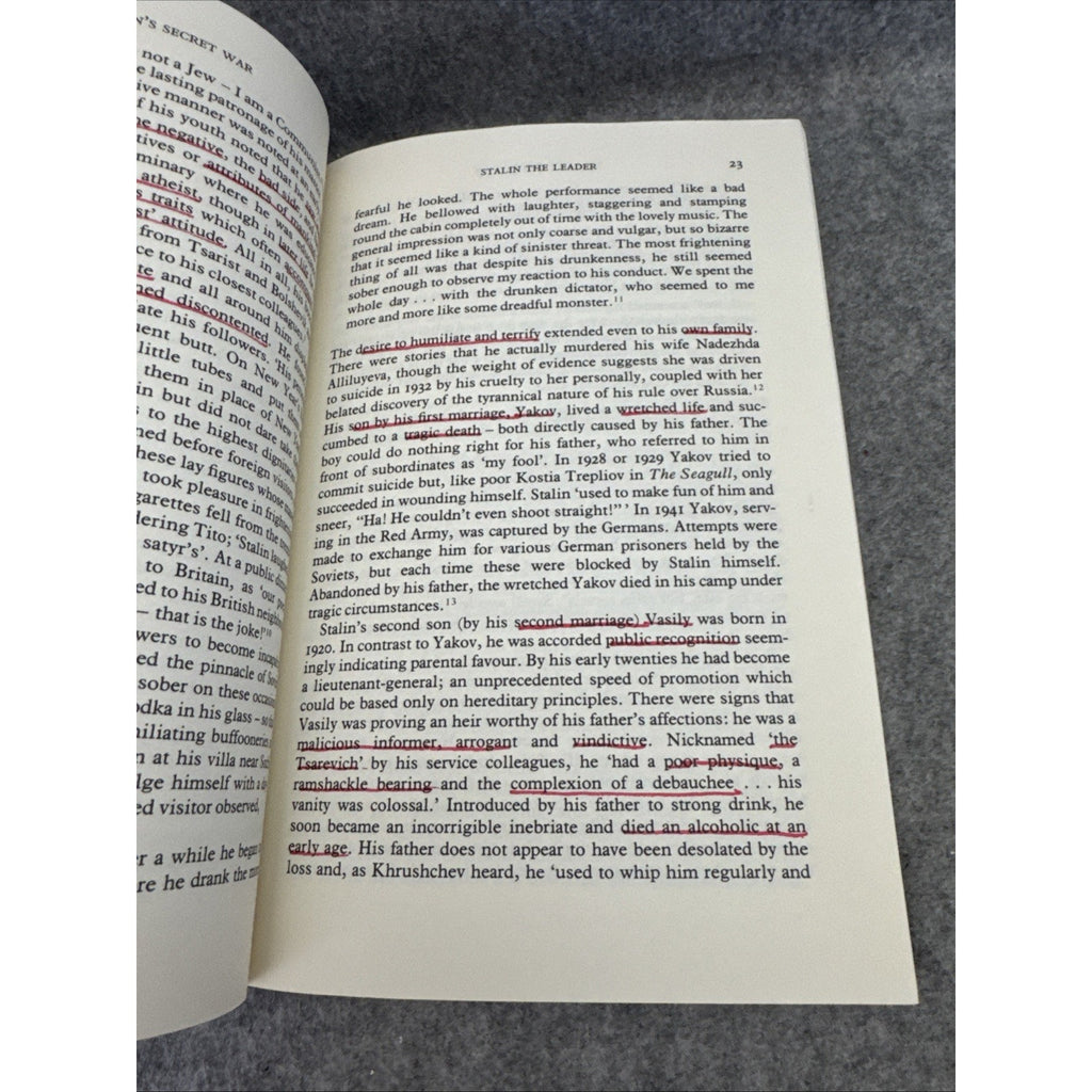 Stalin's Secret War Hardcover Nikolai Tolstoy First Edition