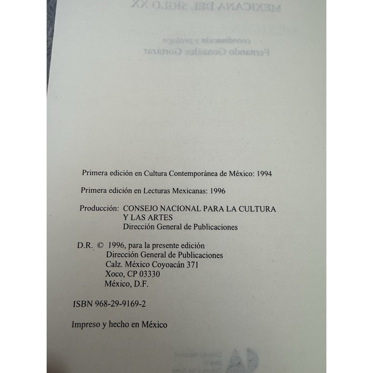 La Arquitectura Mexicana del Siglo XX 1996 PB Fernando González Gortázar