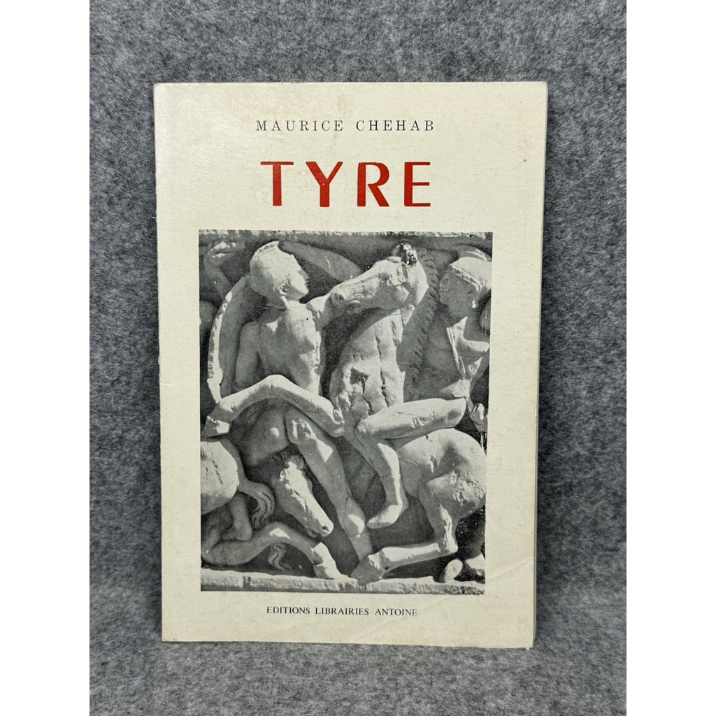 1969 Tyre Maurice Chehab Phoenician Archaeology Excavations Lebanon English