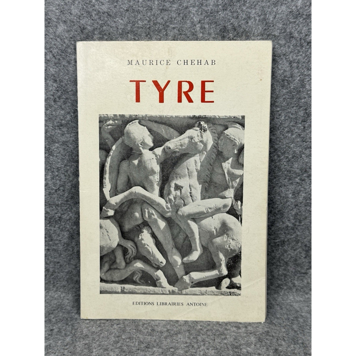 1969 Tyre Maurice Chehab Phoenician Archaeology Excavations Lebanon English