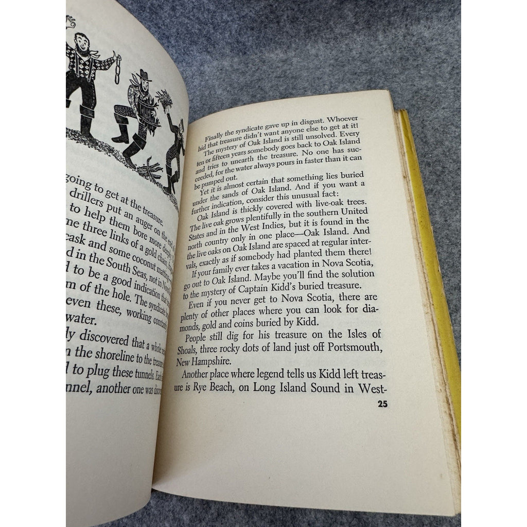 The Real Book About Treasure Hunting Hal Burton 1953 HC Garden City Books