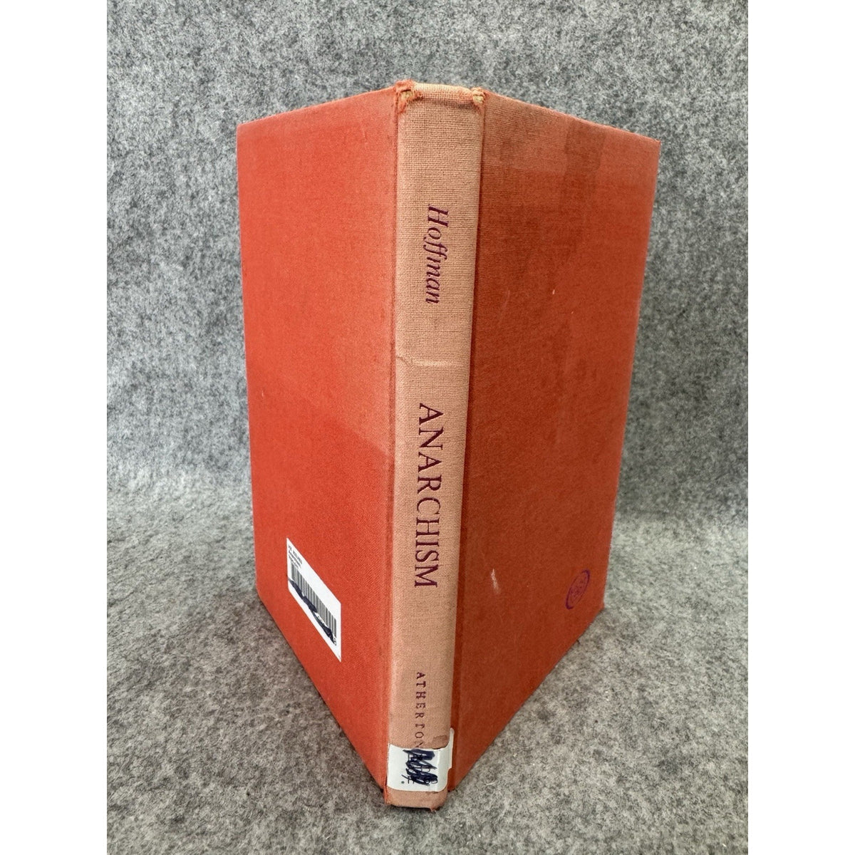 Anarchism Robert Hoffman 1970 First Edition HC Atherton Press Political