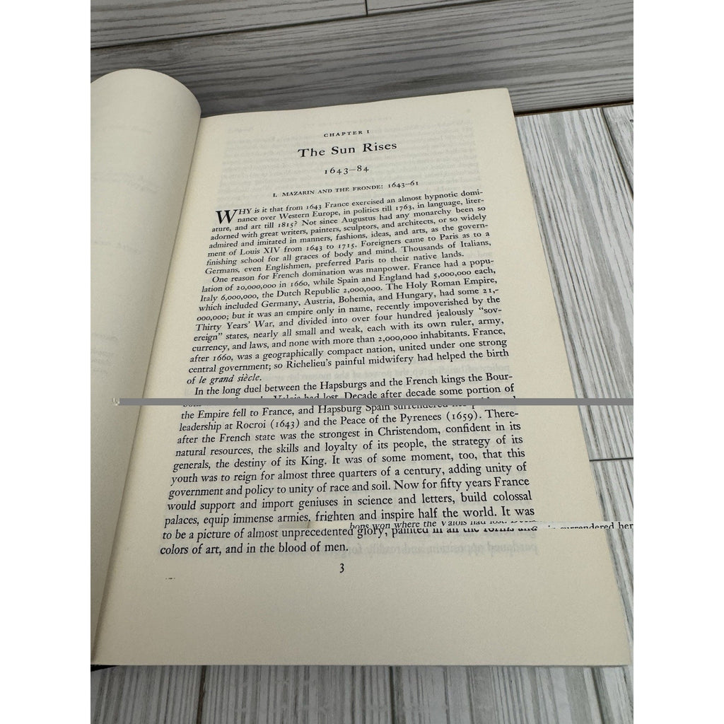 The Age of Louis XIV Will Ariel Durant 1963 HC Story of Civilization VIII