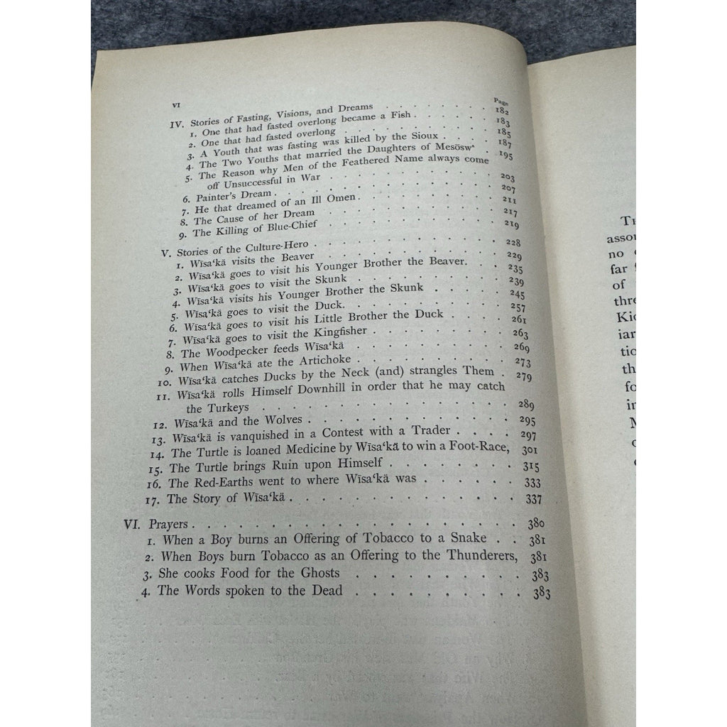1907 Fox Texts William Jones Franz Boas Meskwaki Native American Language