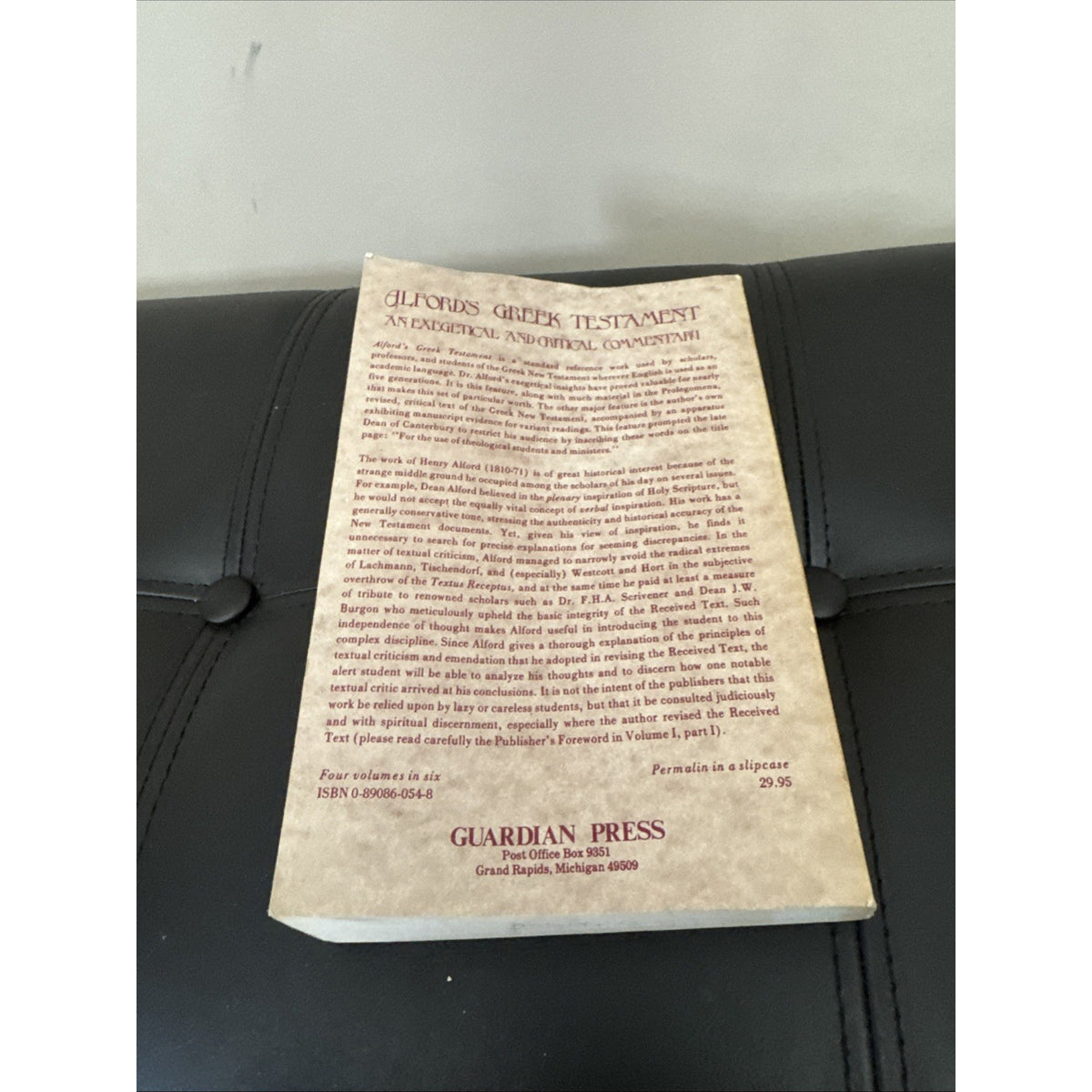Alford's Greek Testament and Exegetical and - Paperback, by Henry Alford -
