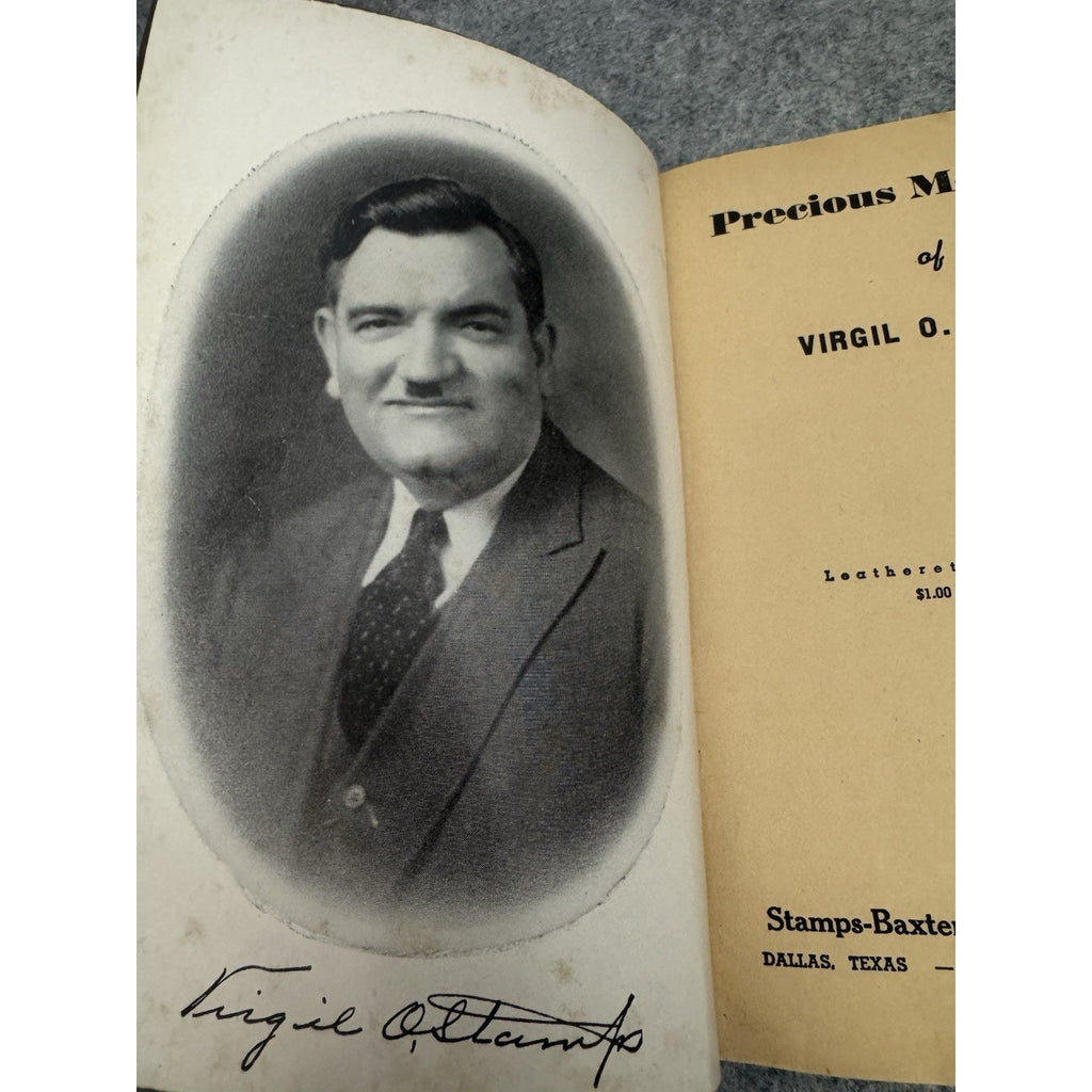 1941 Precious Memories of Virgil O. Stamps Gospel Songbook Softcover