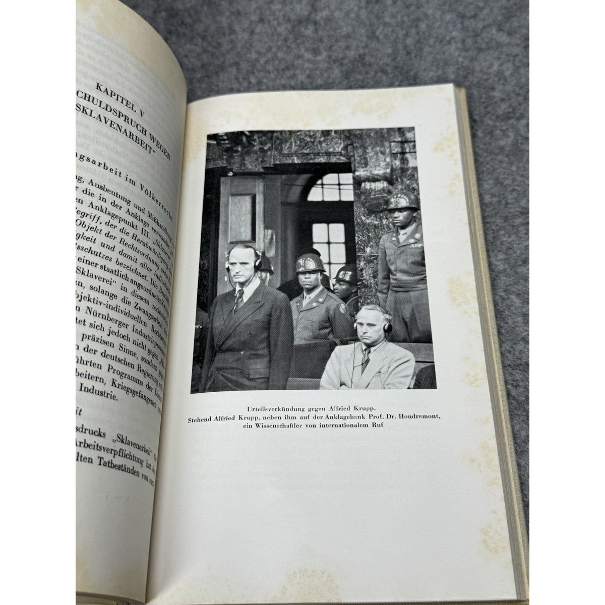Warum wurde Krupp verurteilt? Tilo von Wilmowsky 1950 HC Nuremberg Trial German