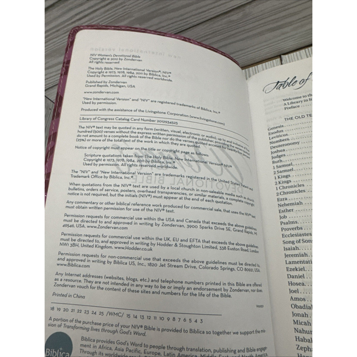 NIV, Women's Devotional Bible, Large - Imitation Leather, by Zondervan - Good