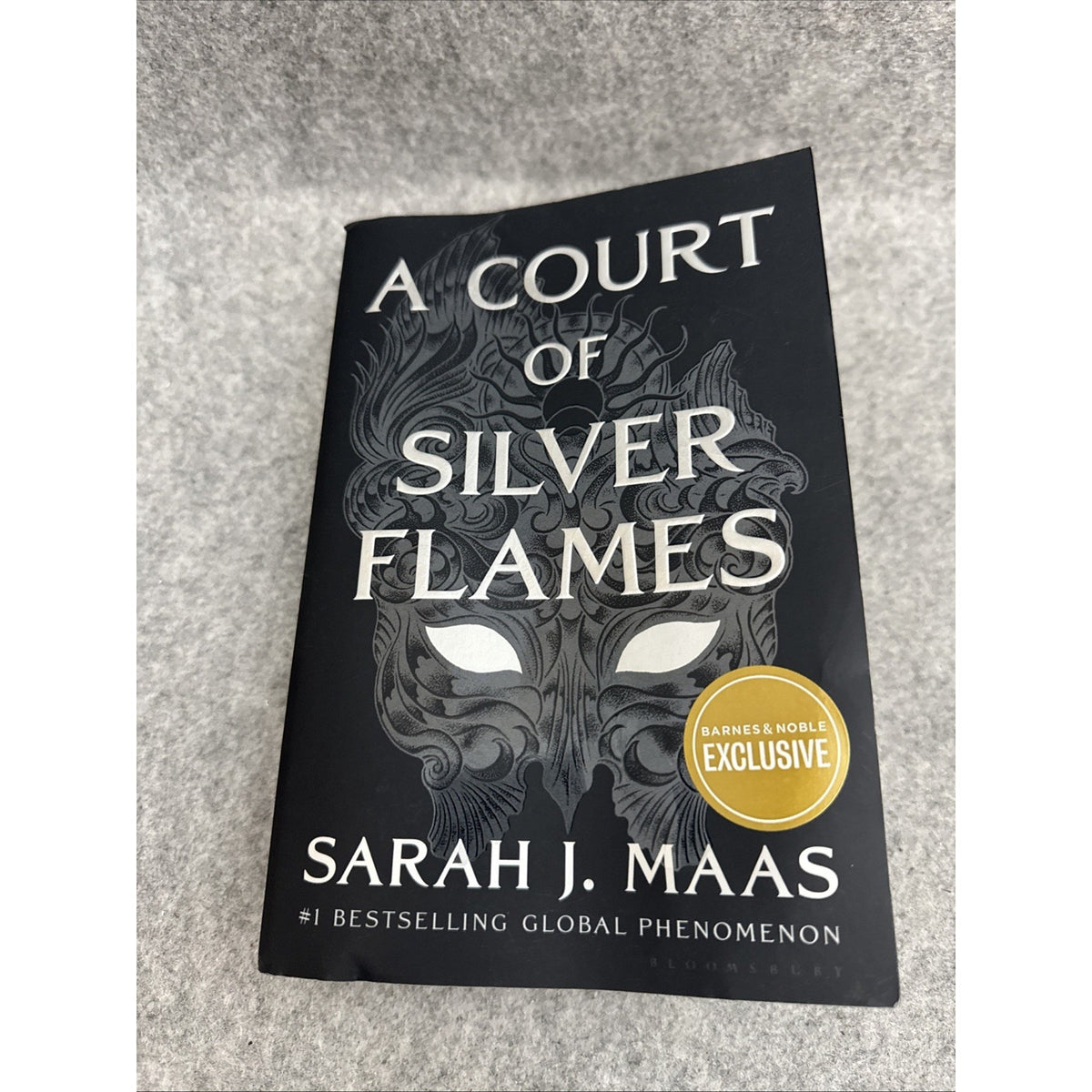 A Court of Silver Flames Sarah J Maas B&N Exclusive Black Edges Paperback 2025