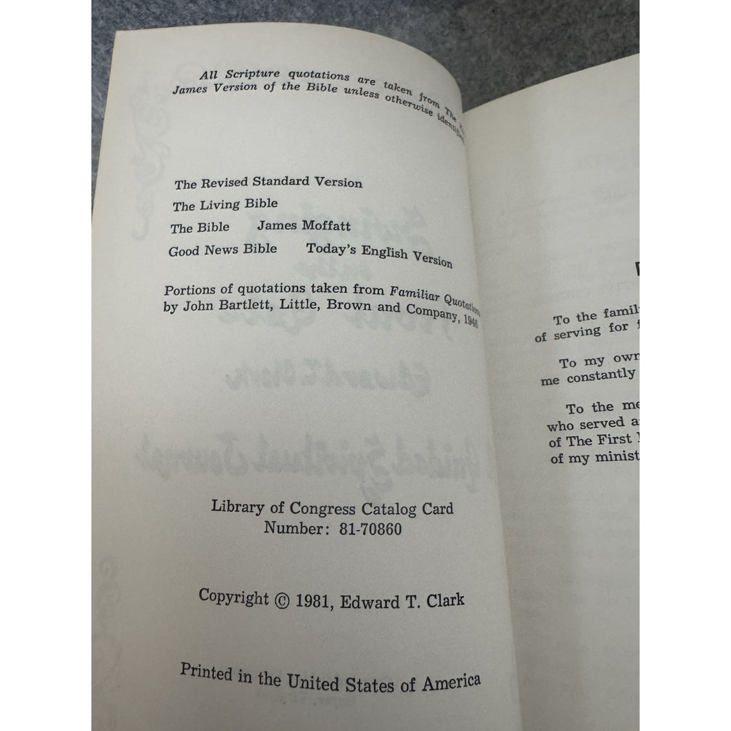 Signed Swinging on the Front Gate Edward T Clark HC DJ 1981 Journal