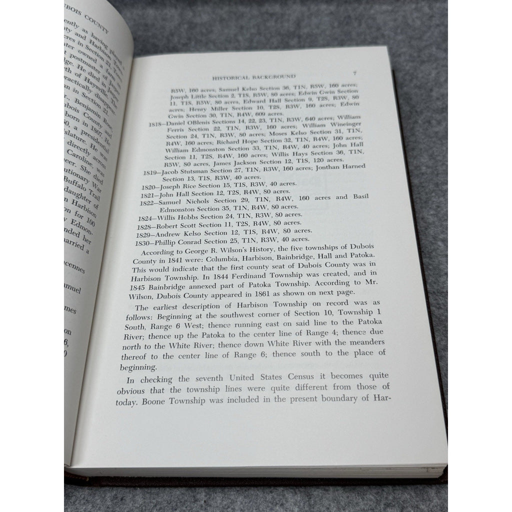 Rare 1970 History of Northeast Dubois County Indiana SIGNED Kreitzer Genealogy