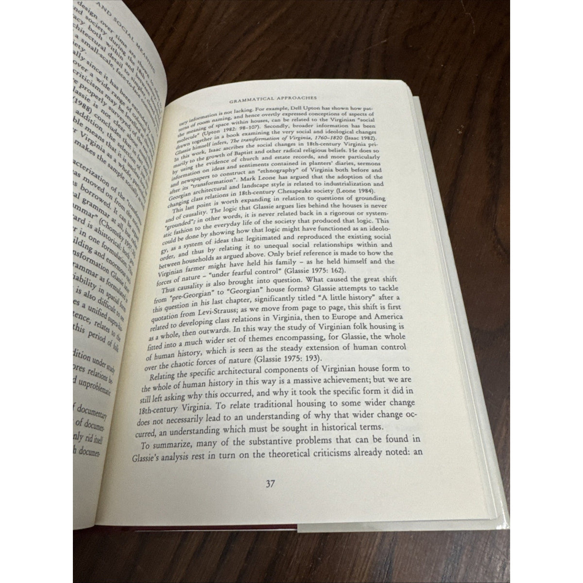 Housing Culture : Traditional Architecture in an English Landscape by Matthew H.