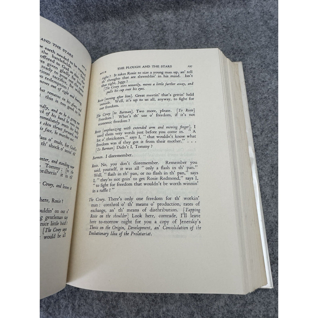 1954 Selected Plays of Sean O’Casey HC/DJ George Braziller