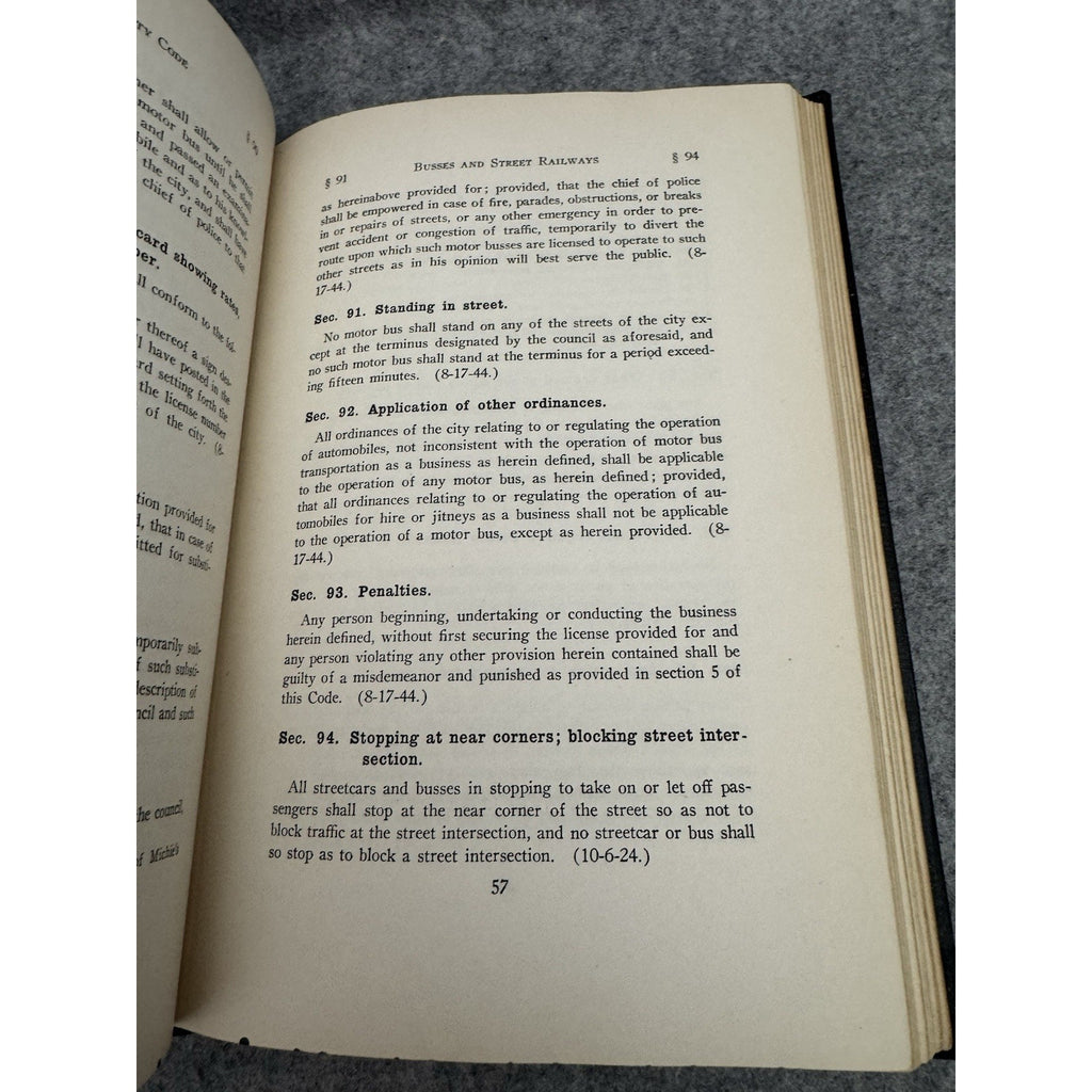 1947 The Code of South Norfolk Virginia City Ordinances HC