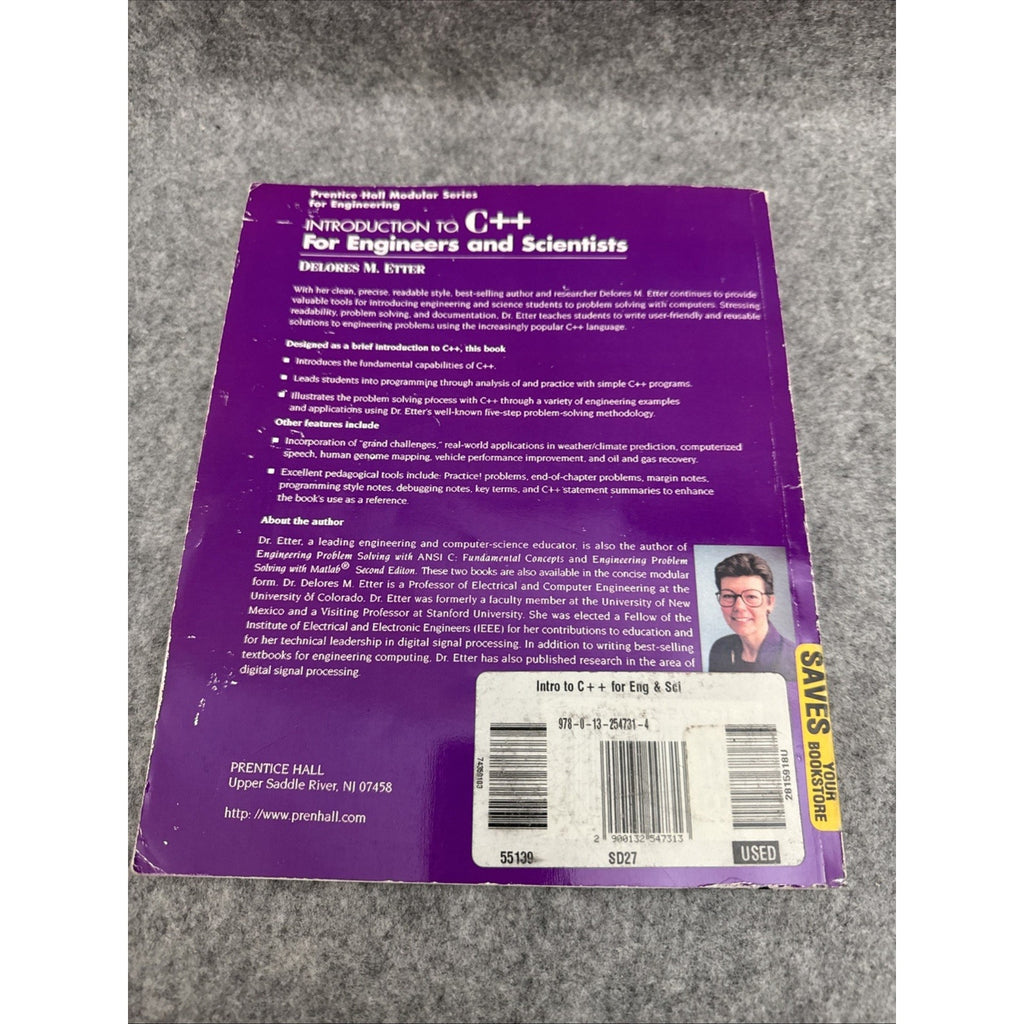 Introduction to C++ for Engineers and Scientists (Prentice Hall Modular Seri...