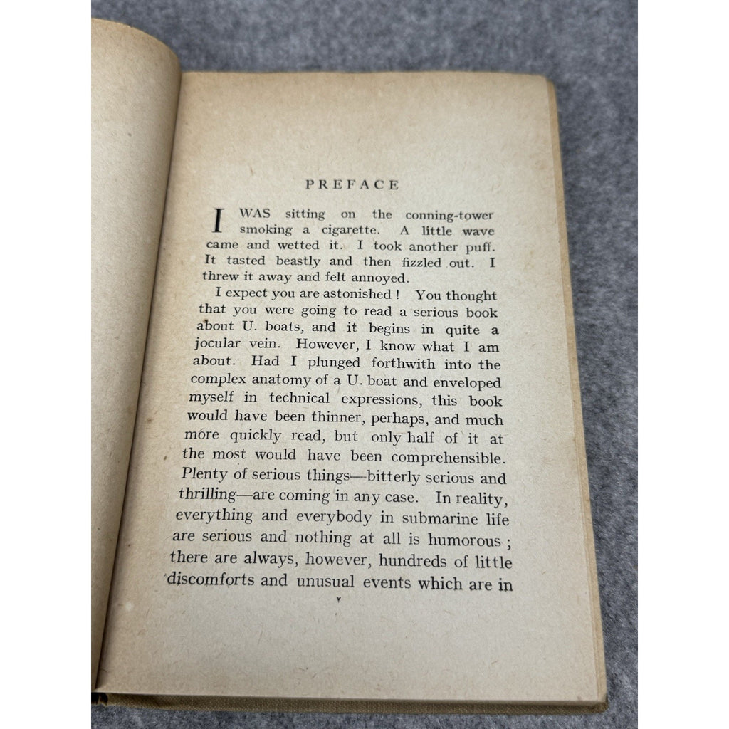 1919 U Boat 202 War Diary German Submarine WWI von Spiegel First UK Edition