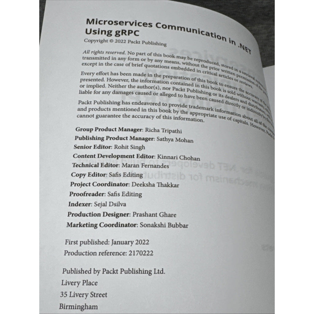 Microservices Communication in . NET Using GRPC : A Practical Guide for . NET...