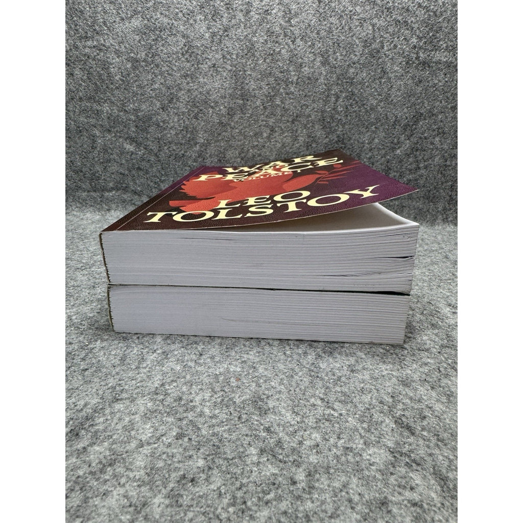 2024 War and Peace Leo Tolstoy Volumes 1 & 2 Two-Book Paperback Set