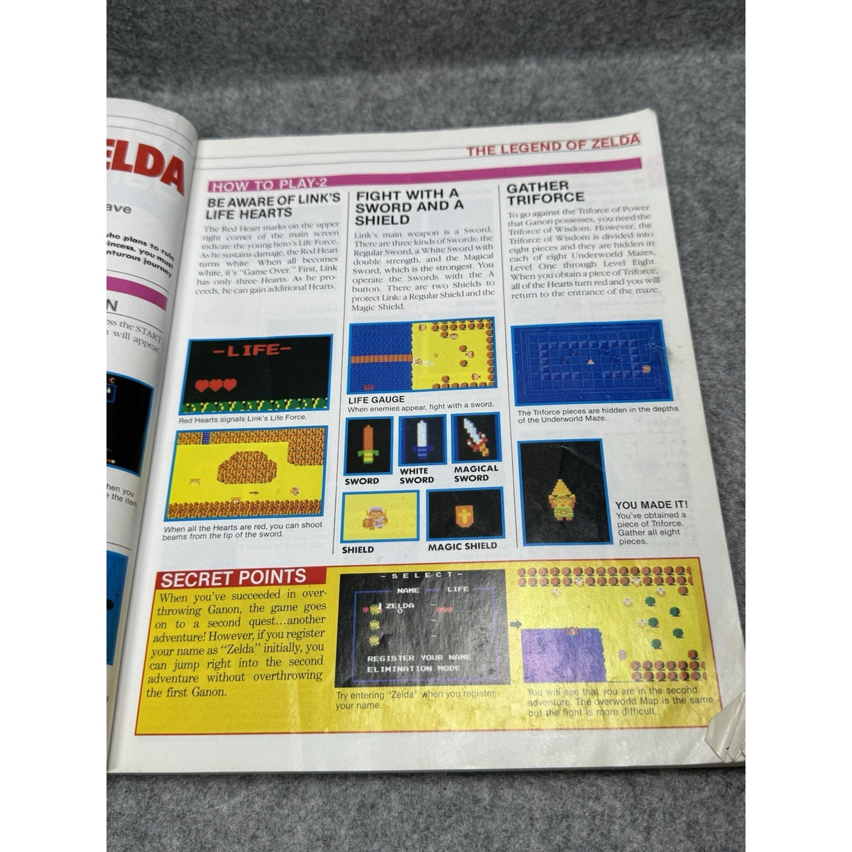 1987 The Official Nintendo Player’s Guide NES Strategy Book Vintage NO STICKERS