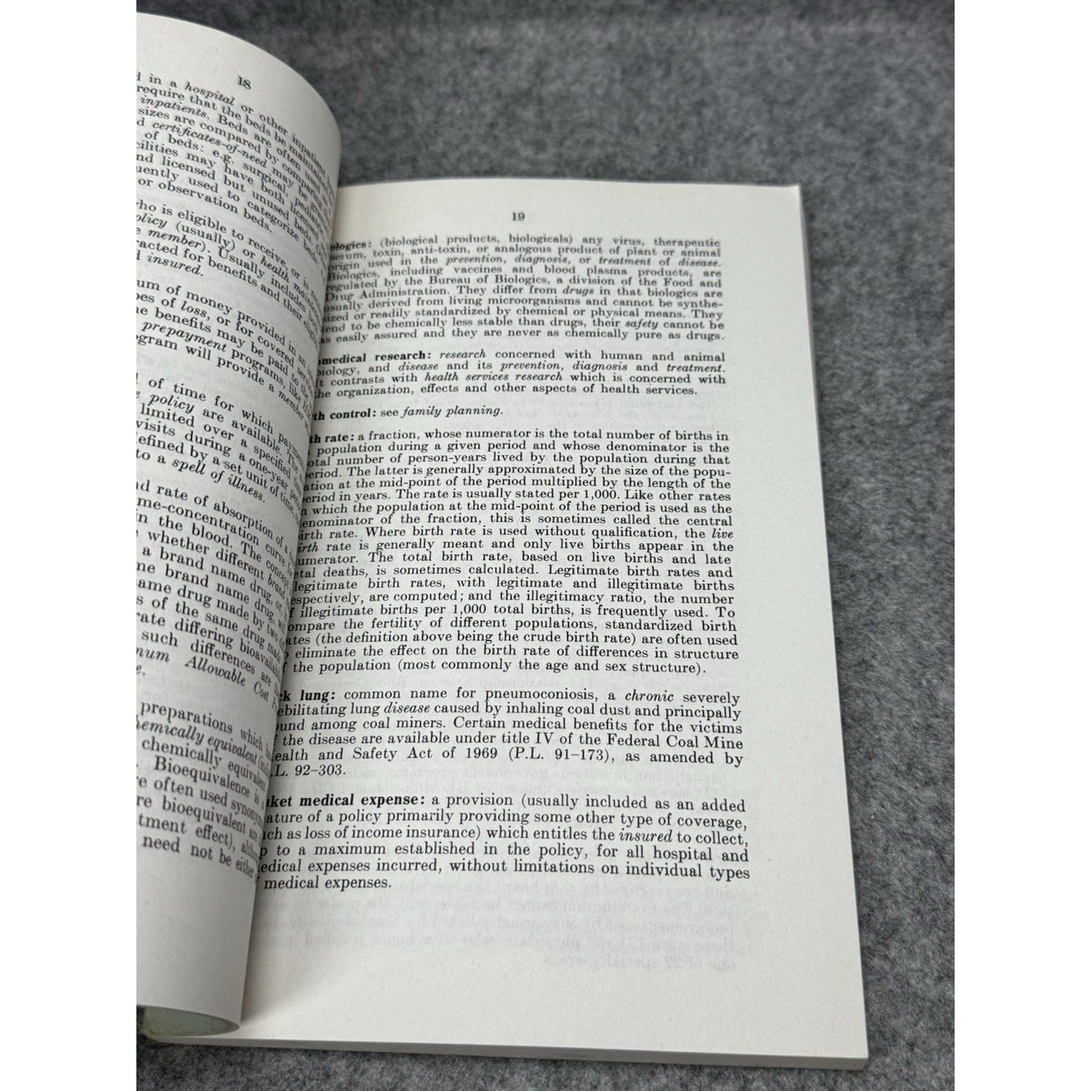 A Discursive Dictionary of Health Care 1976 US Congress Committee Print