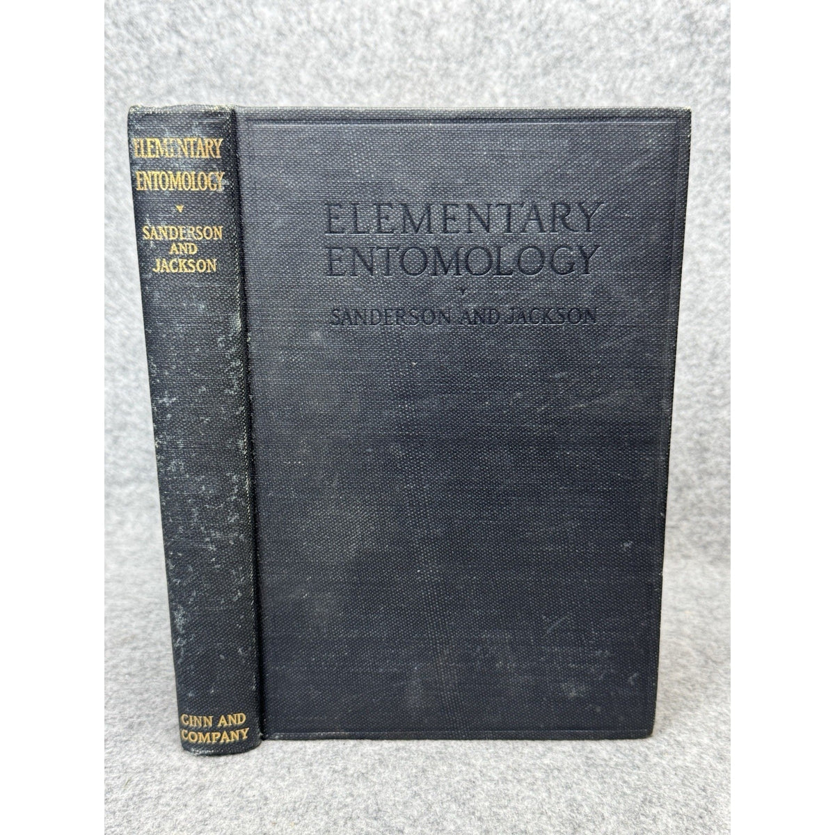 1912 Elementary Entomology Sanderson & Jackson Illustrated Insects Hardcover