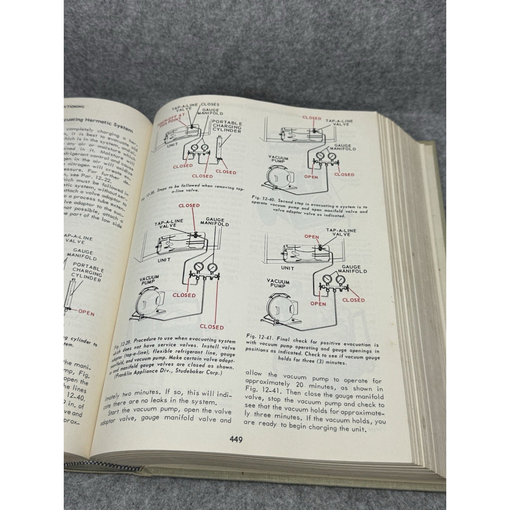 1968 Modern Refrigeration Air Conditioning HVAC Althouse US Army Hardcover