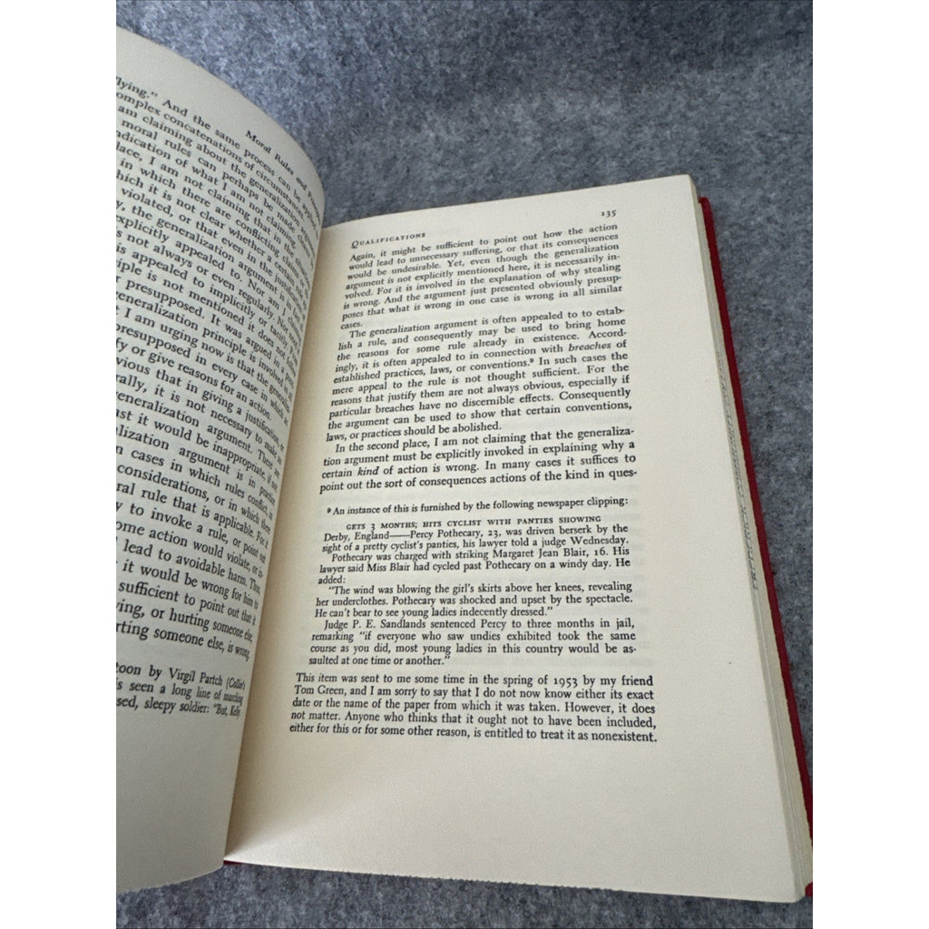 Marcus Singer / Generalization in Ethics An Essay in the Logic 1st Edition 1961