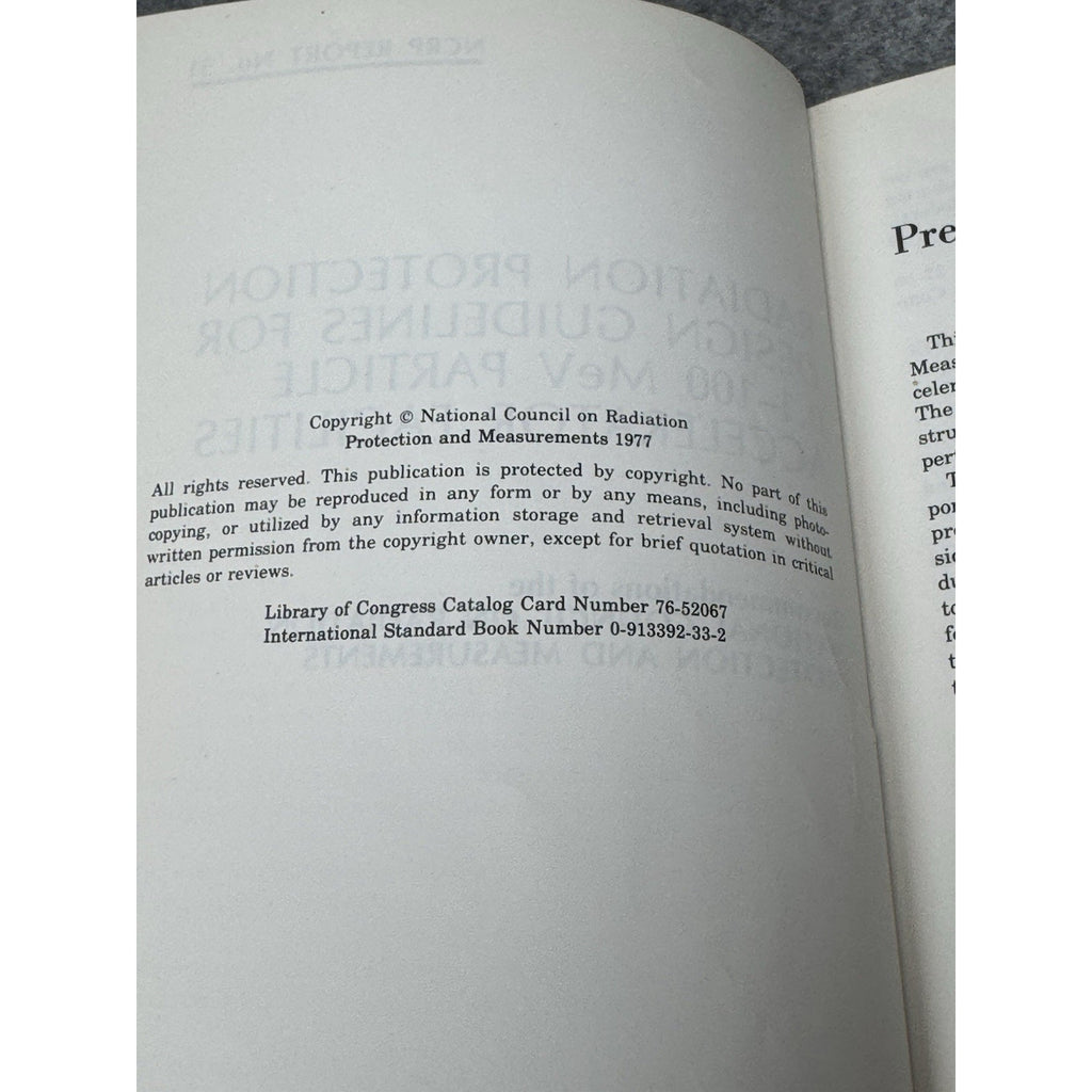 NCRP Report 51 Radiation Protection Particle Accelerator Facilities 1977