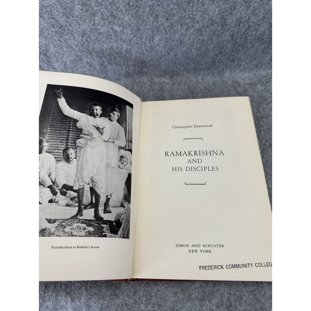 1965 Ramakrishna And His Disciples Christopher Isherwood HC 1st Printing