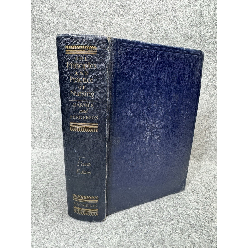 1940 Principles & Practice of Nursing 4th Ed Harmer Henderson HC Flex Cover