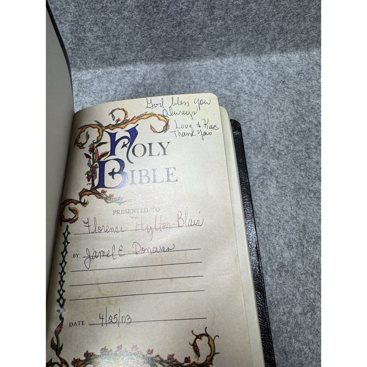 1990 Thomas Nelson KJV Holy Bible Giant Print Red Letter Reference 544