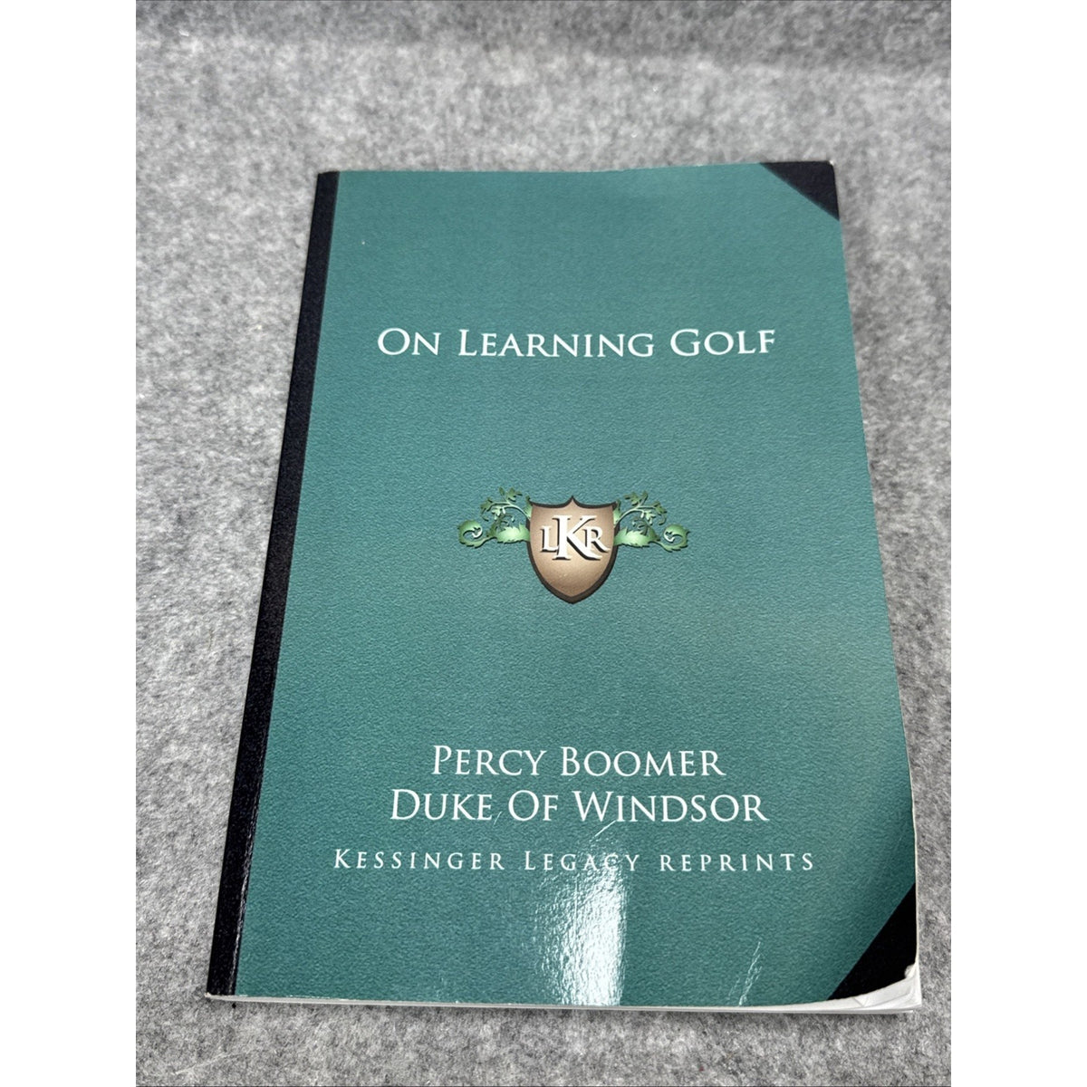 On Learning Golf by Percy Boomer (2010, Trade Paperback)
