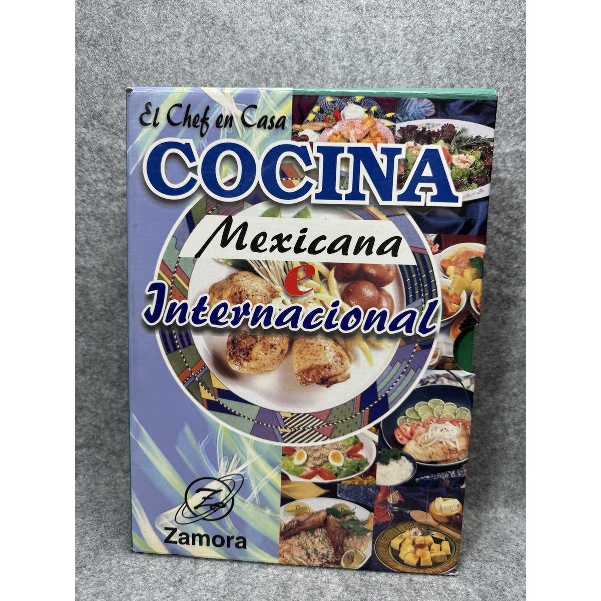 2001 Cocina Mexicana e Internacional 5 Vol Set Spanish Cookbook HC Slipcase