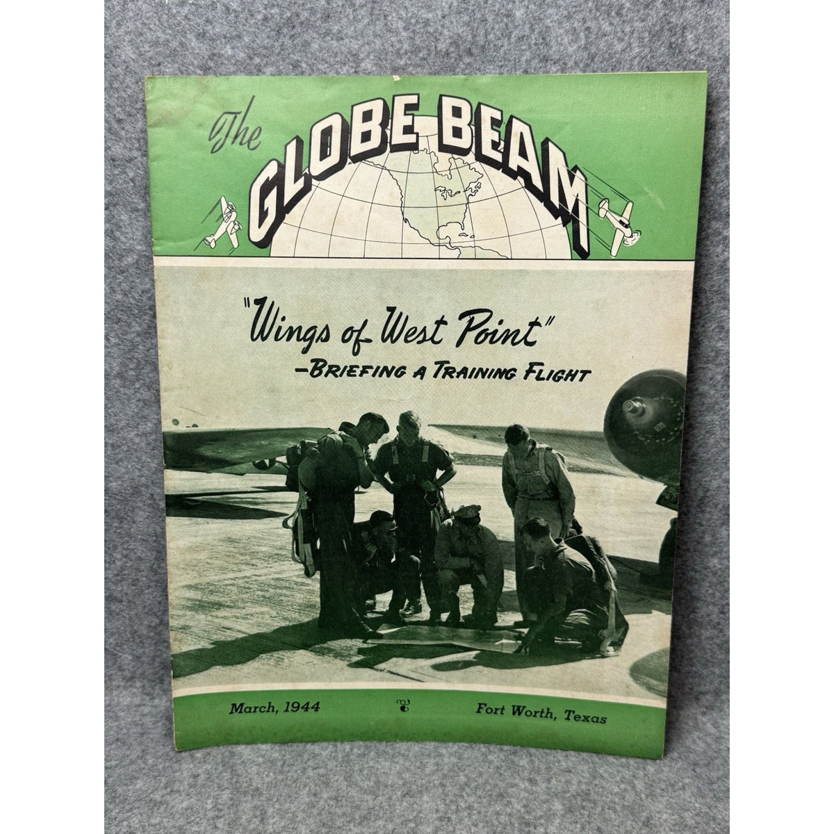 1944 Globe Beam March WWII Aircraft Magazine West Point Stewart Field AT-10