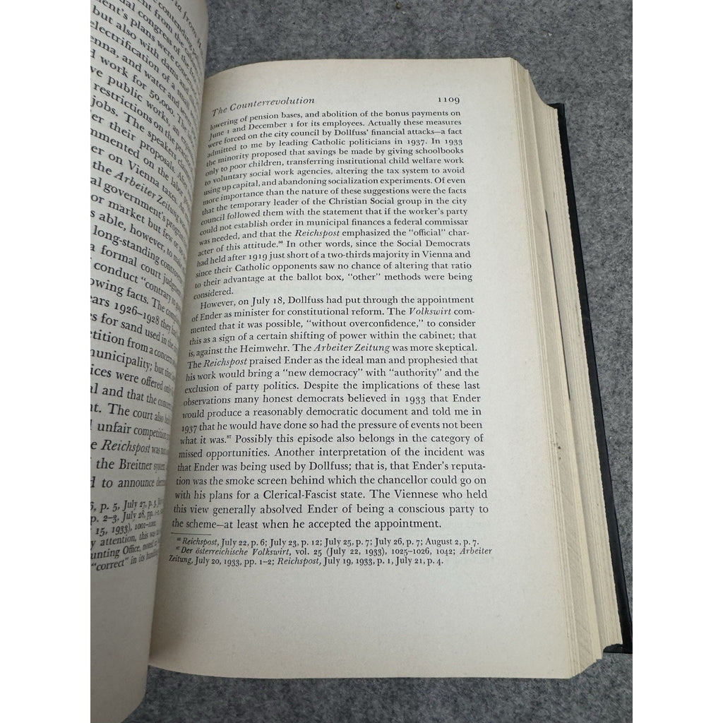Austria From Habsburg to Hitler Vol II Charles A Gulick 1948 HC